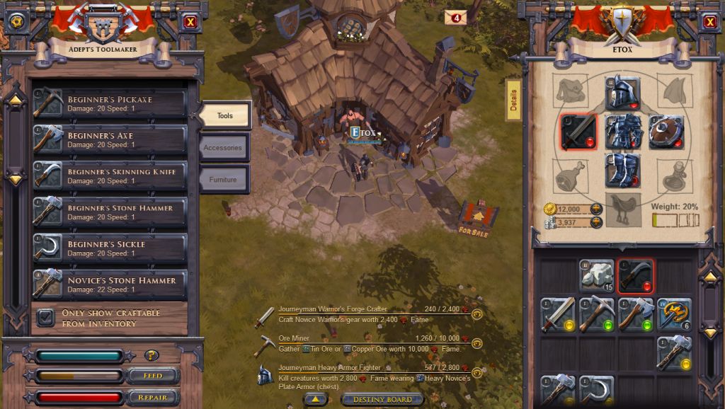 download albion online crafting
