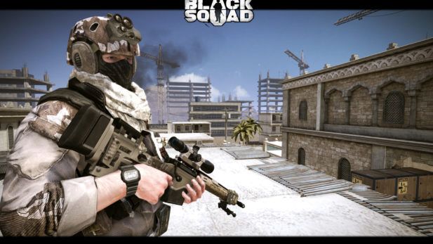 best assault rifle black squad game