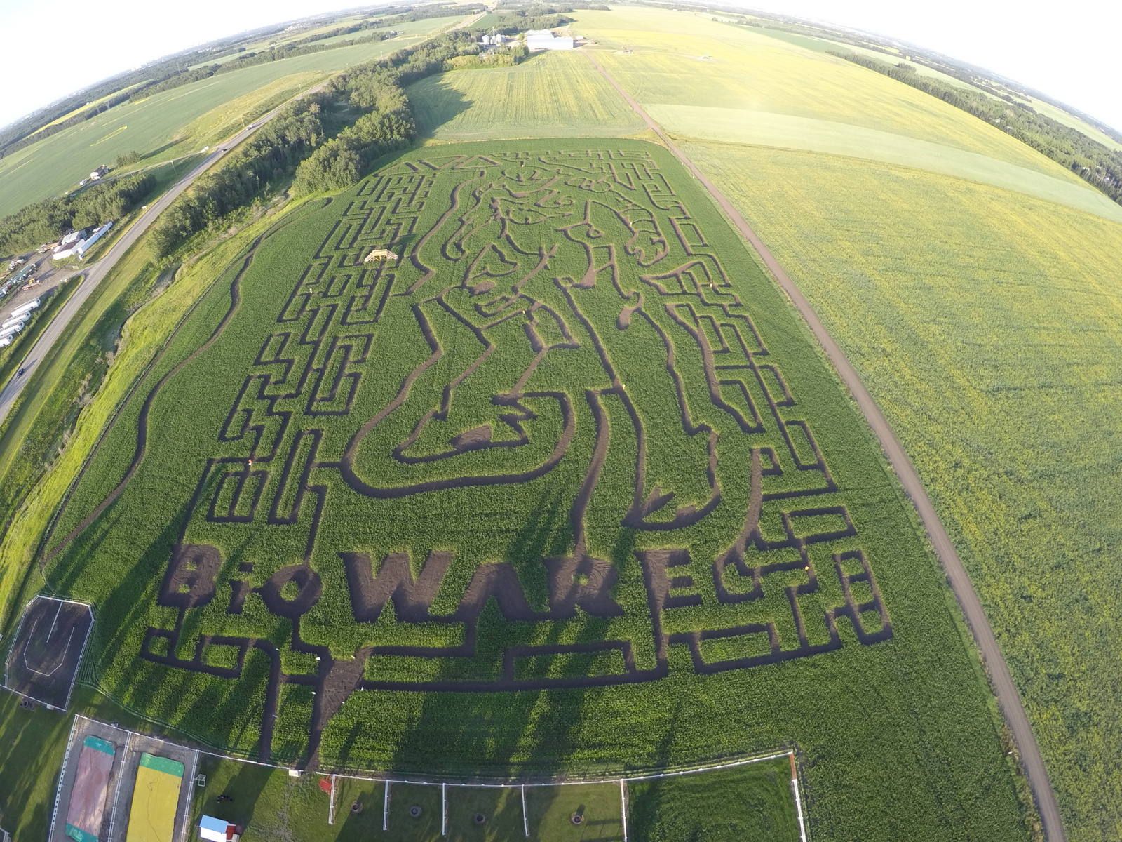 Anthem Featured in the Edmonton Corn Maze