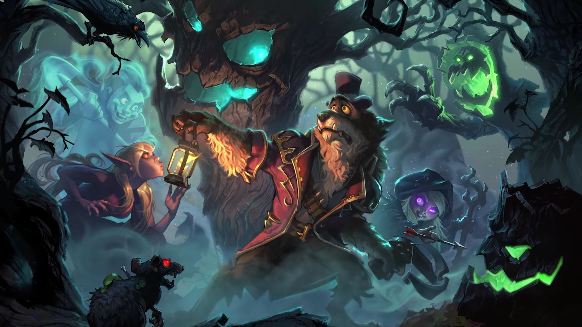 Hearthstone Elaborates on The Witchwood's Monster Hunts - MMOGames.com