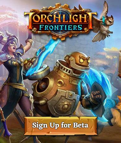 torchlight frontiers beta sign up